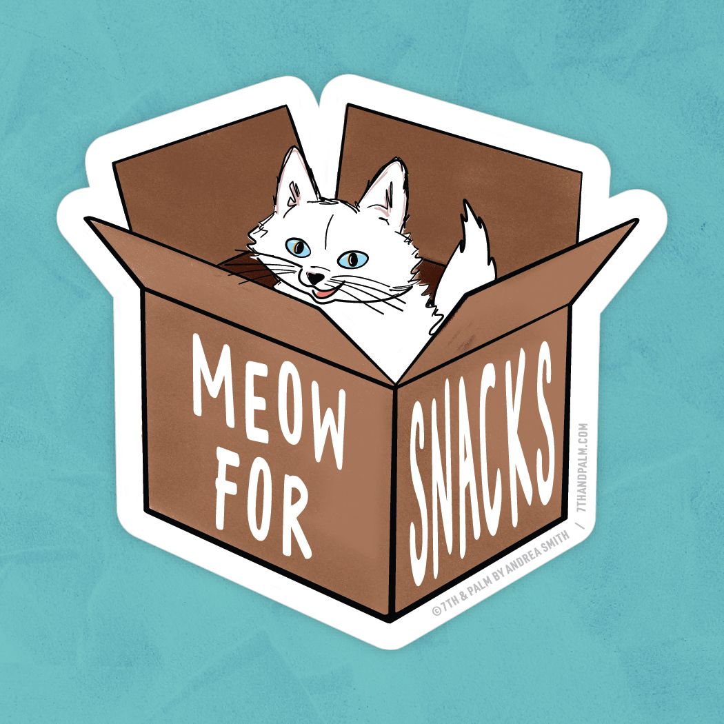 Cat-in-Box Sticker