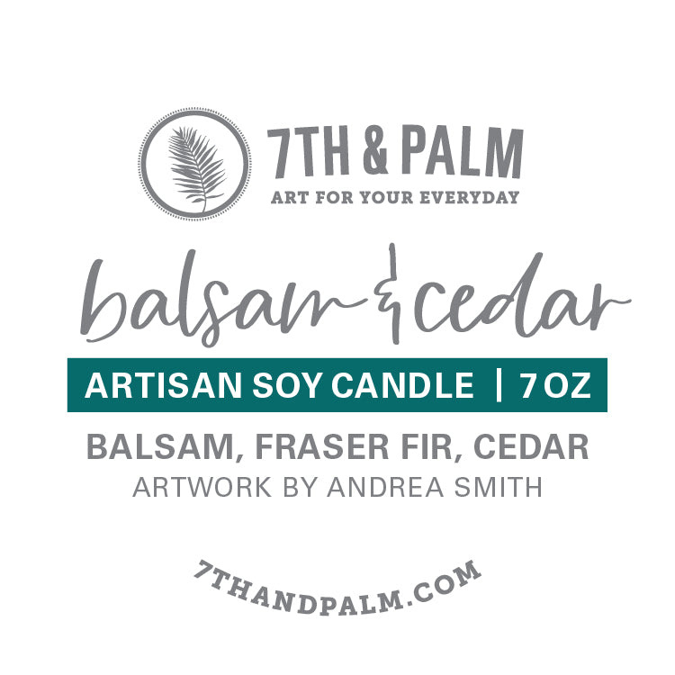 Balsam & Cedar Artisan Soy Candle