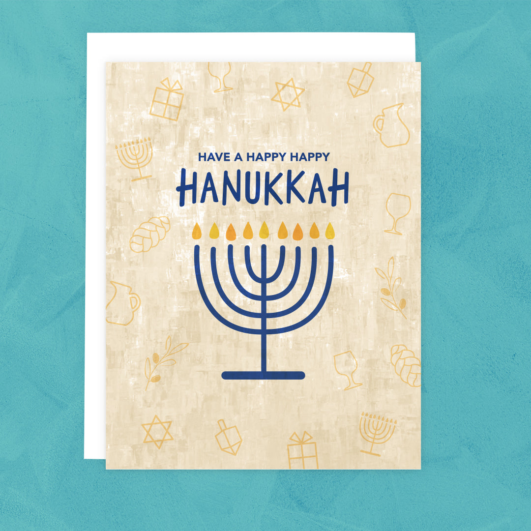 Hanukkah Menorah Cards: Boxed Set