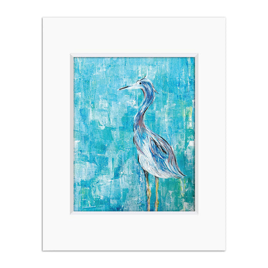 Heron Art Print, 8x10