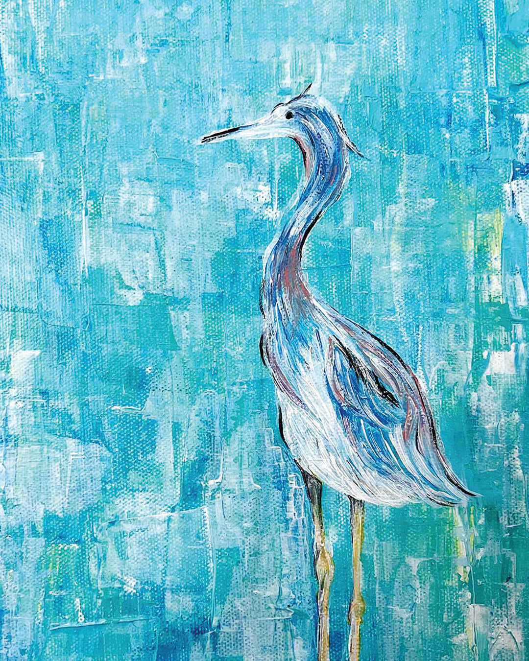 Heron Art Print, 8x10