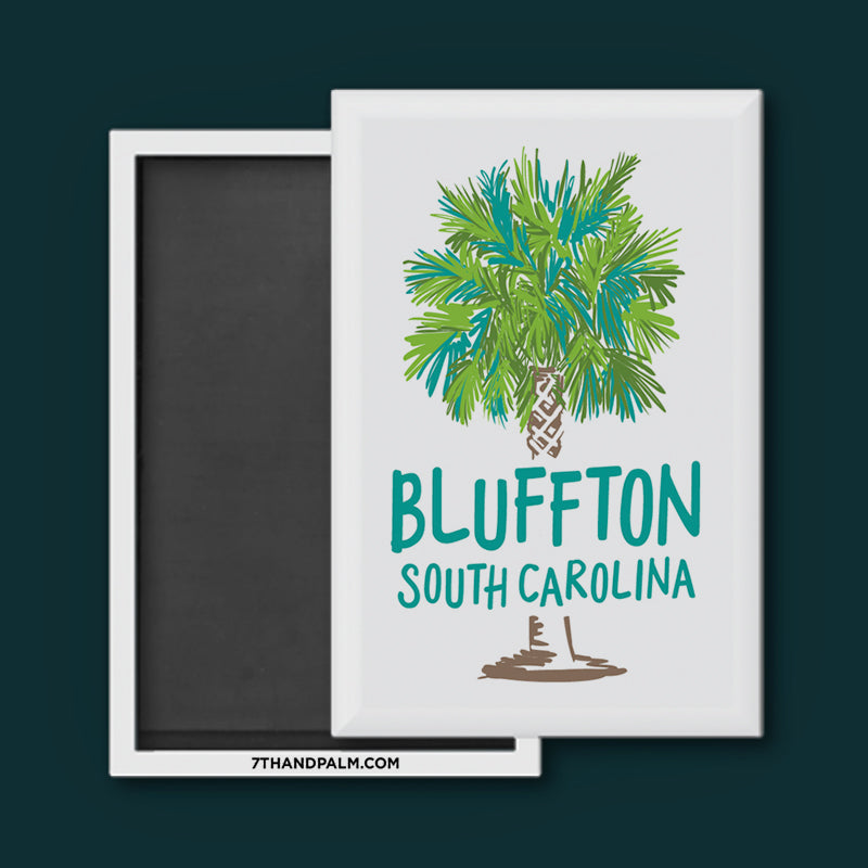 Bluffton Palm Tree Magnet