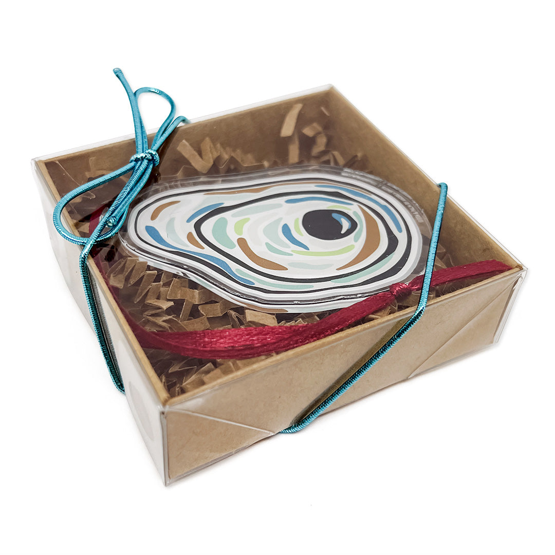 Oyster Shell Acrylic Ornament