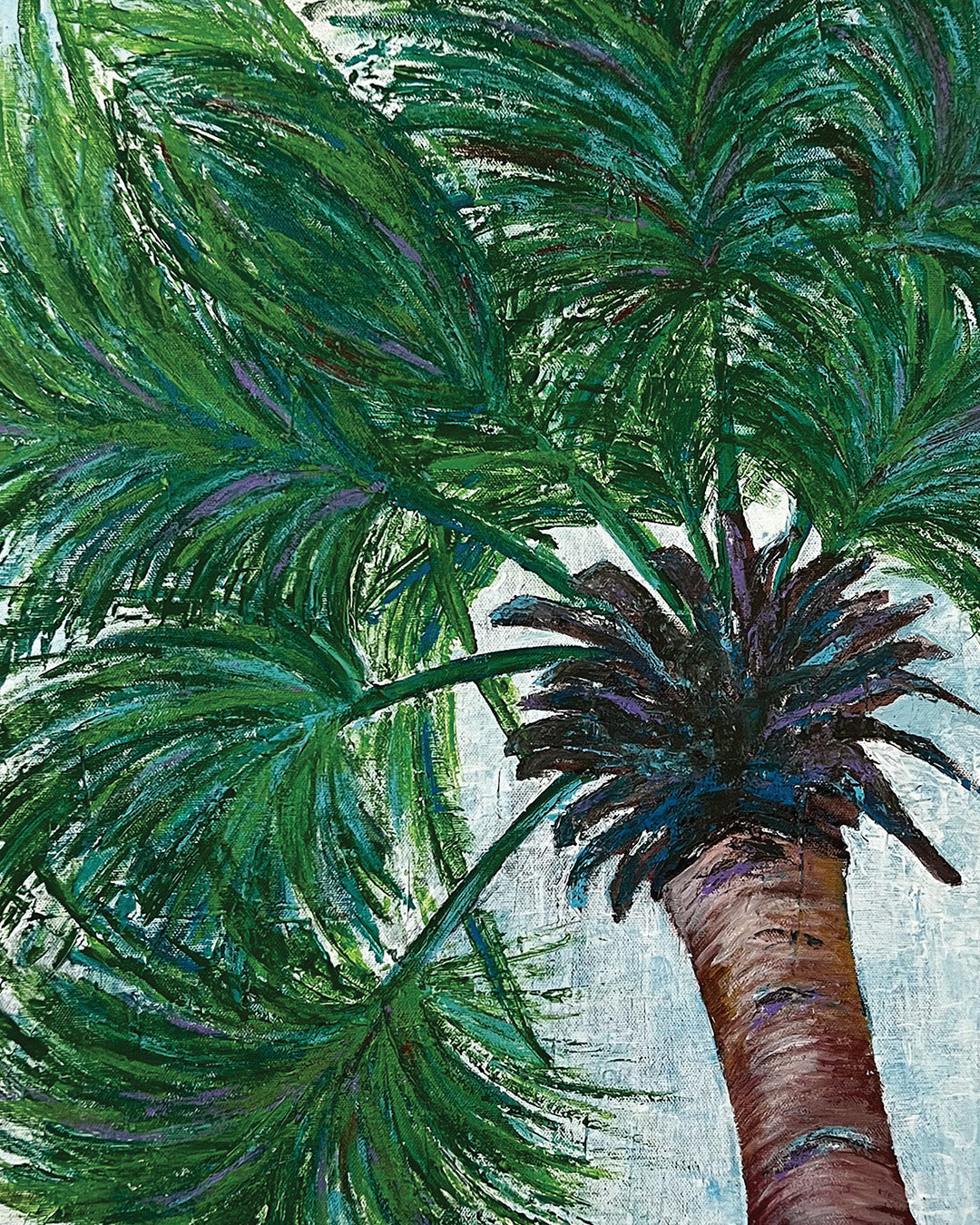 Palmetto Tree Art Print, 8x10