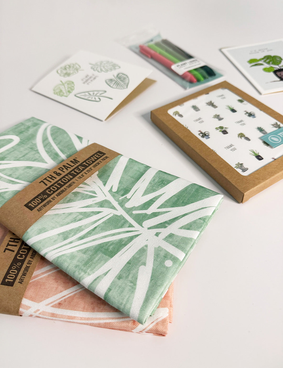 Palm Fronds Tea Towel