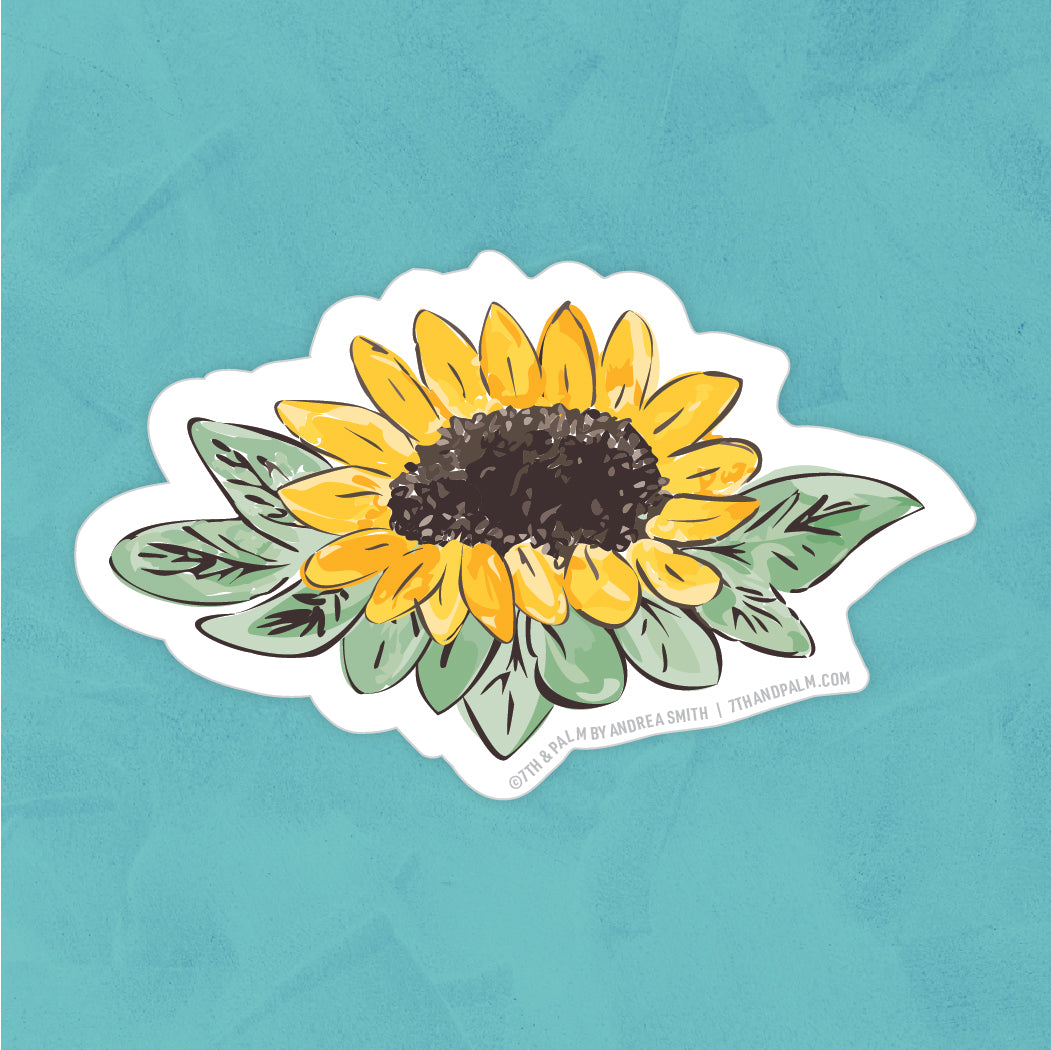 Sunflower Sticker
