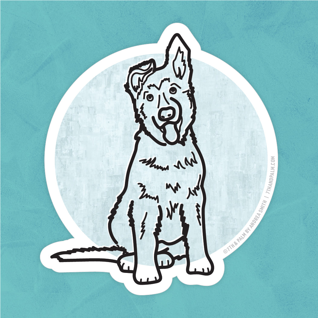 German Shepherd Sticker