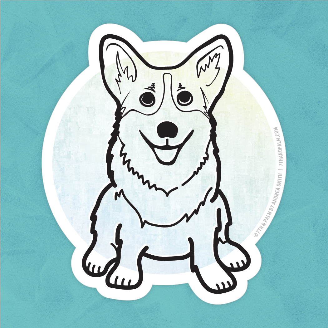 Corgi Sticker