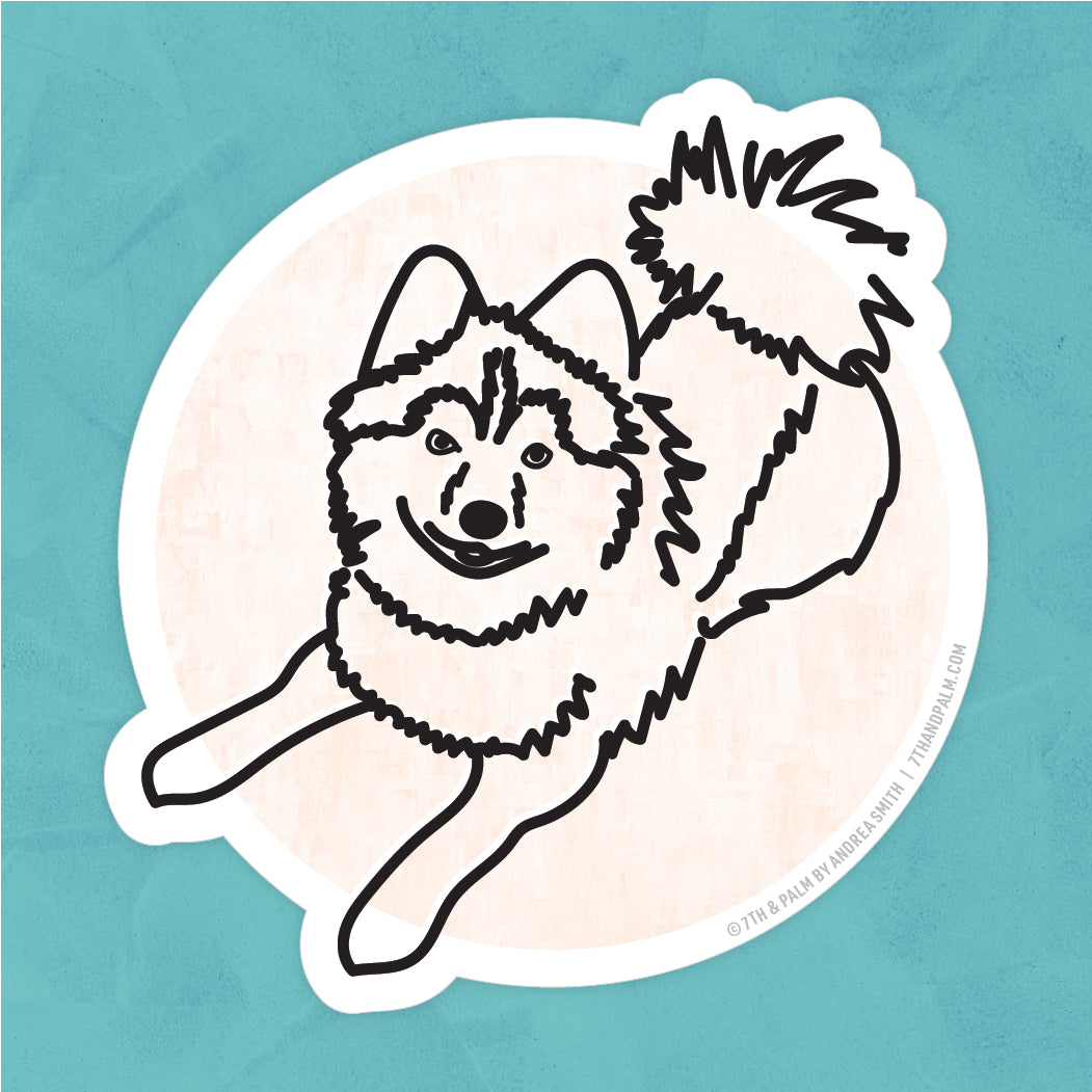 Pomsky Sticker