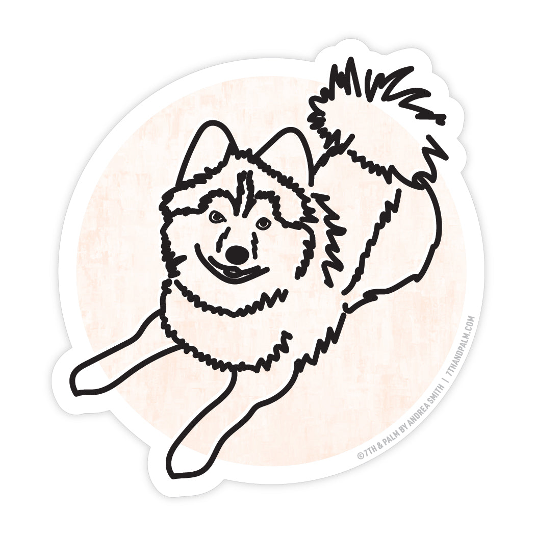Pomsky Sticker