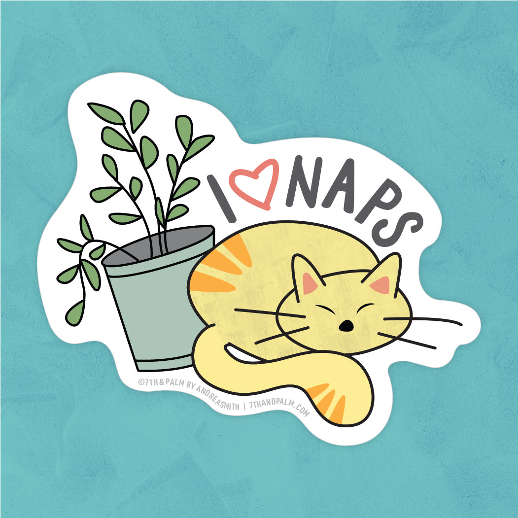 Cat Naps Sticker