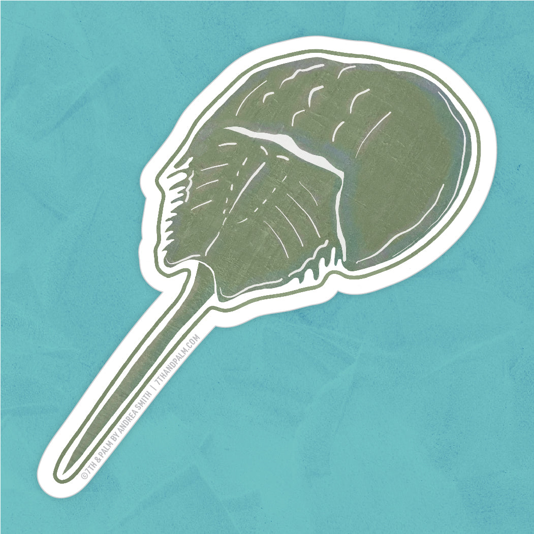 Horseshoe Crab Vinyl Sticker