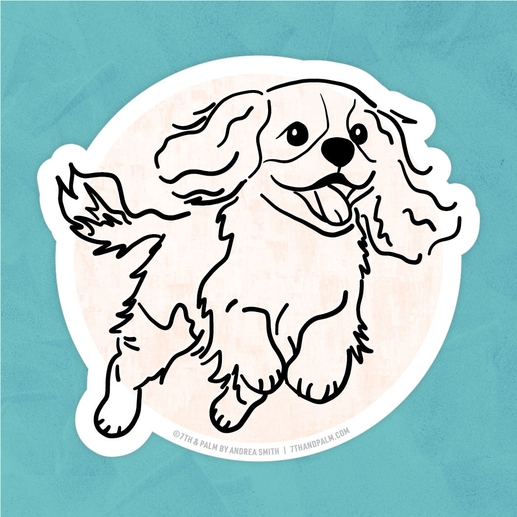 Cavalier King Charles Spaniel Sticker
