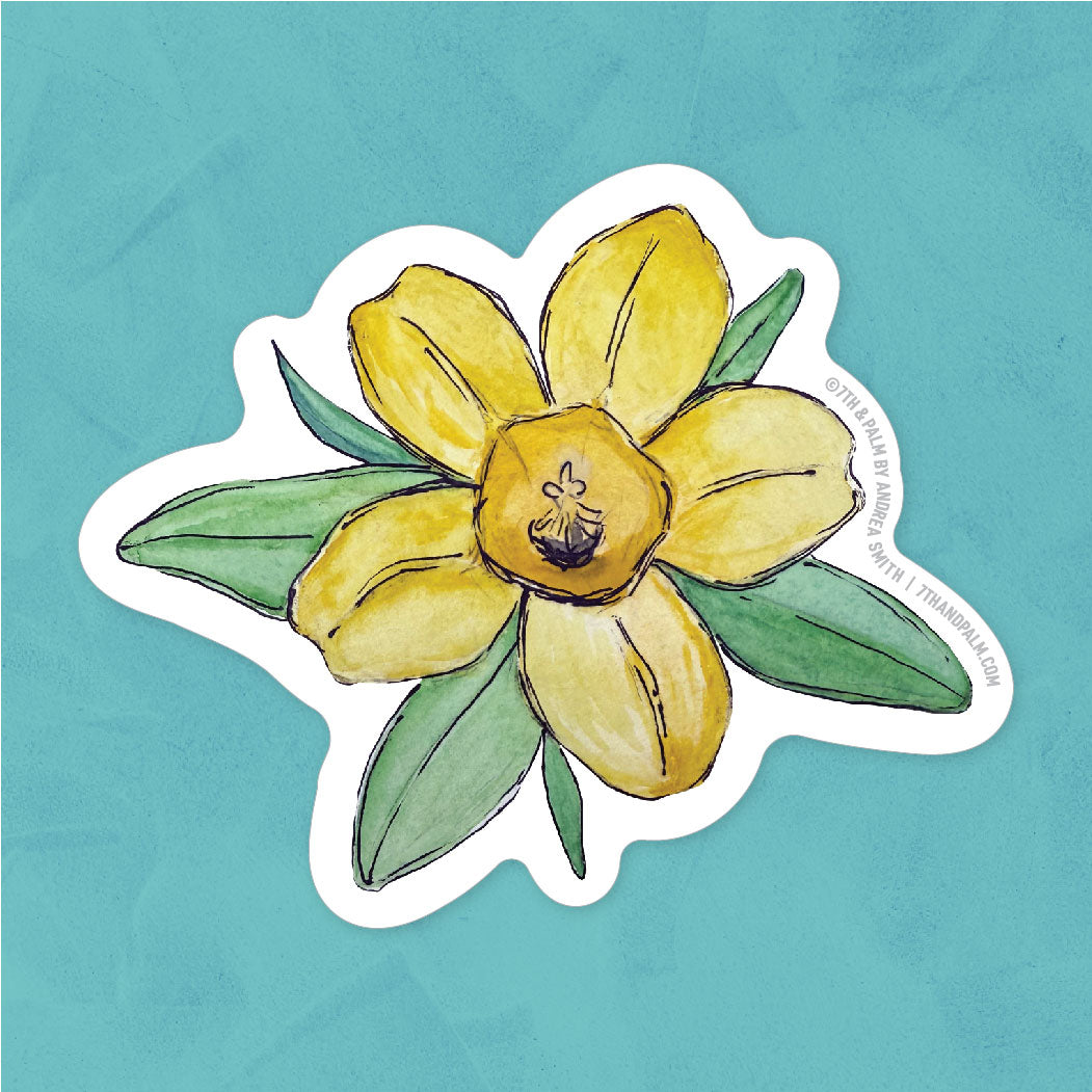 Yellow Jessamine Sticker