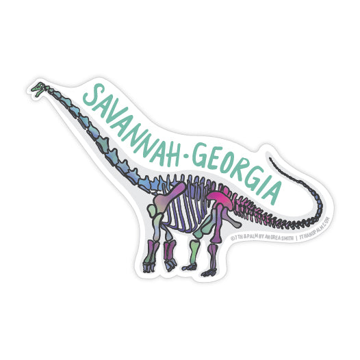 Savannah Dinosaur Sticker