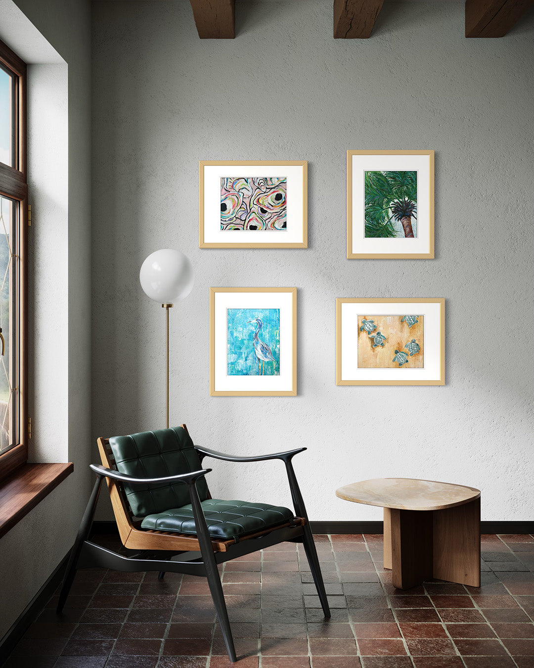 Palmetto Tree Art Print, 8x10