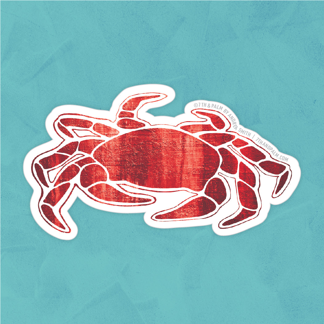 Dungeness Crab Sticker