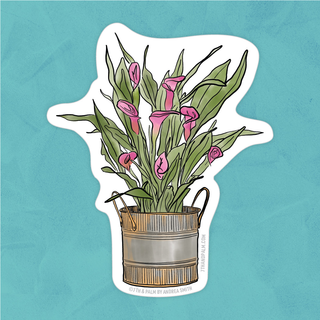 Calla Lilies Sticker