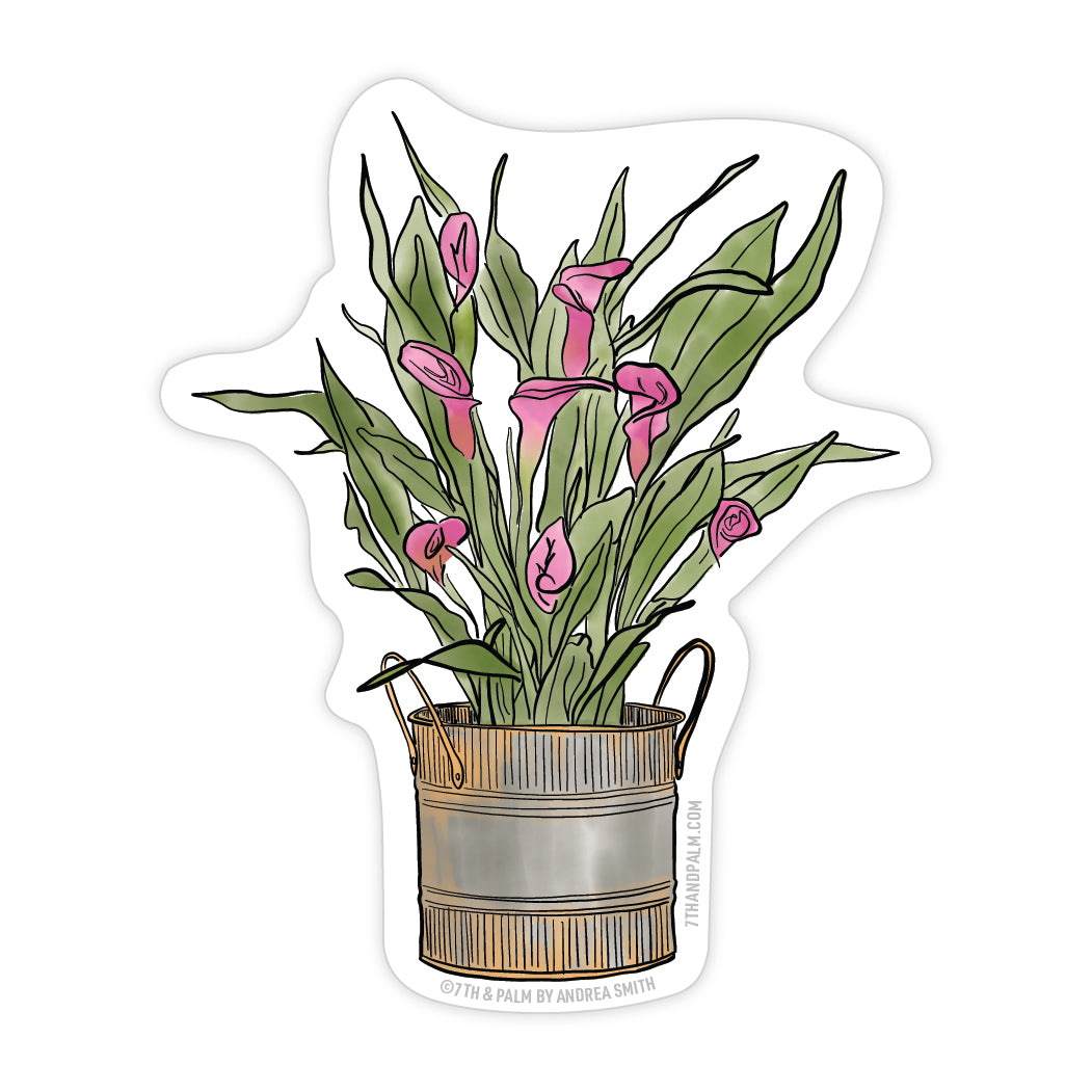 Calla Lilies Sticker
