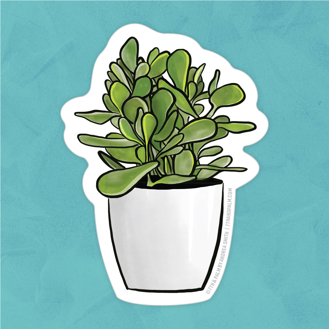 Jade Plant Sticker