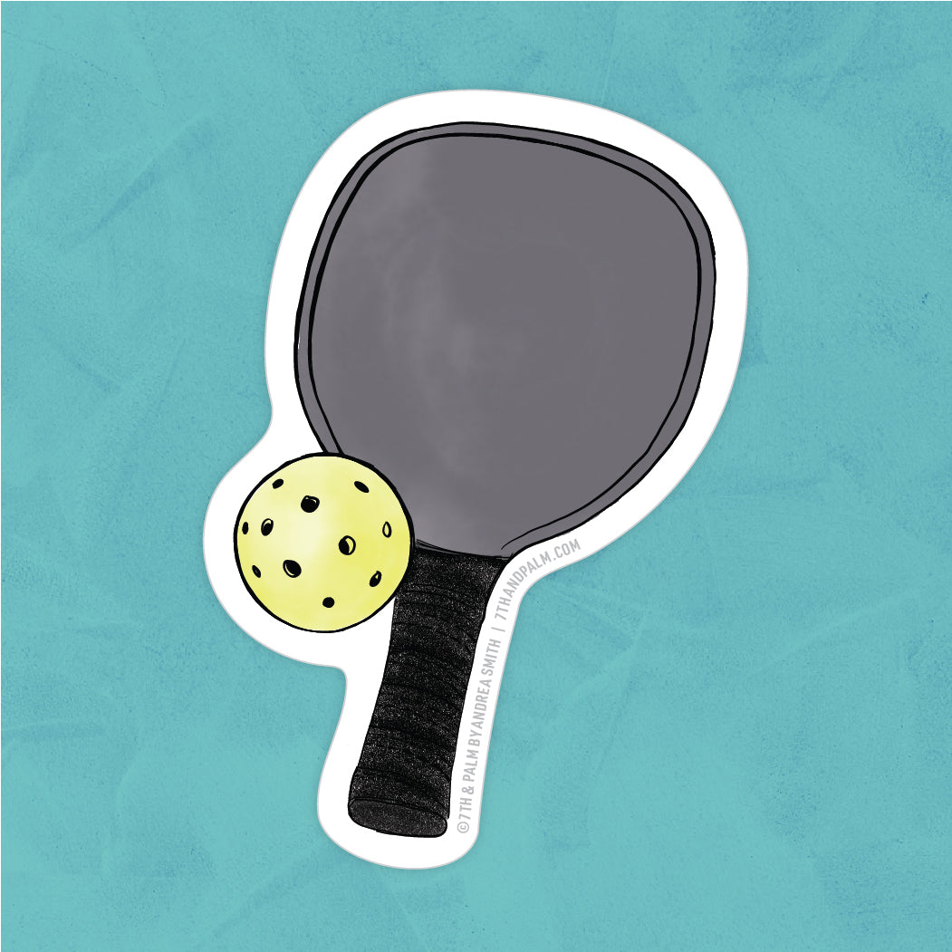 Pickleball Paddle Sticker