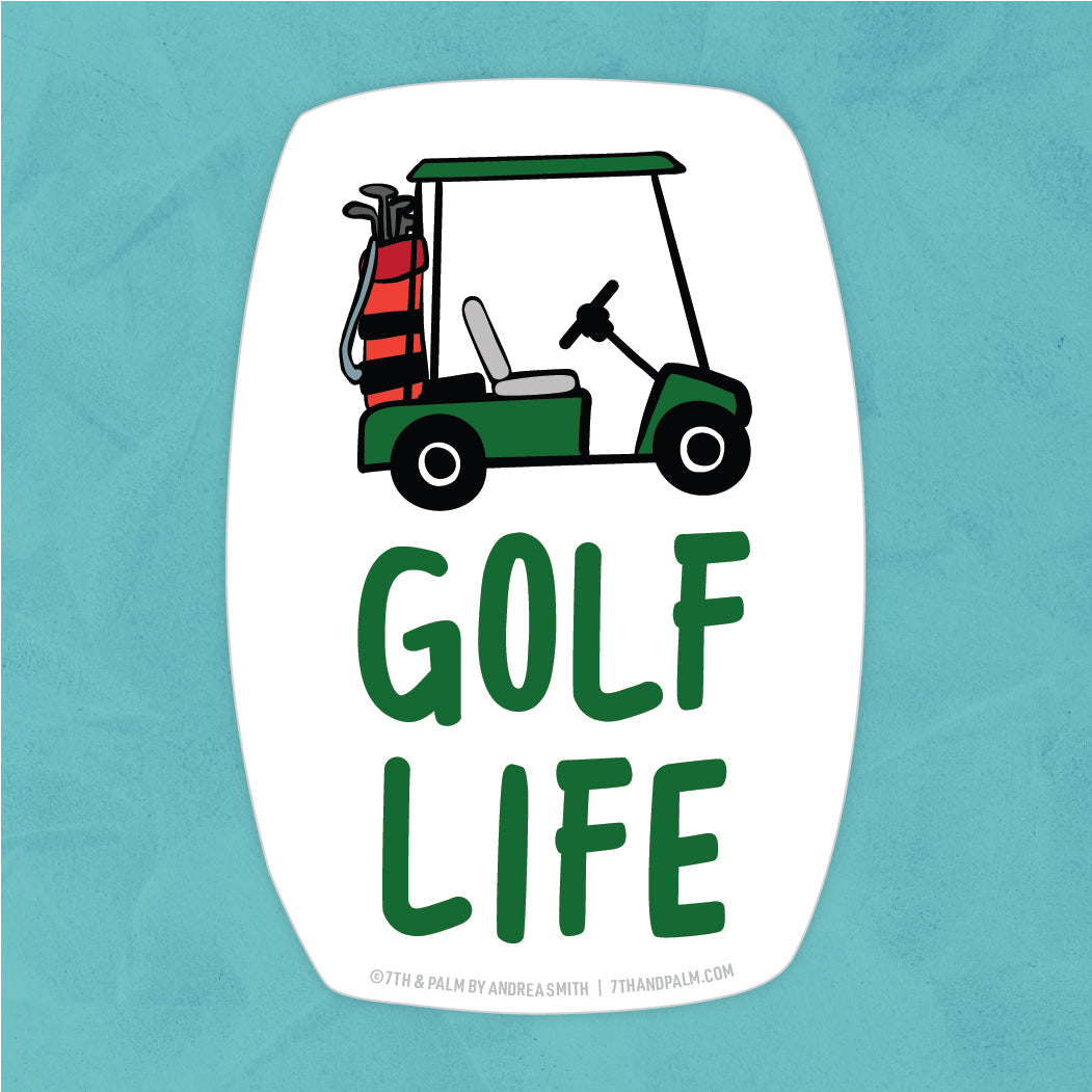 Golf Life Sticker
