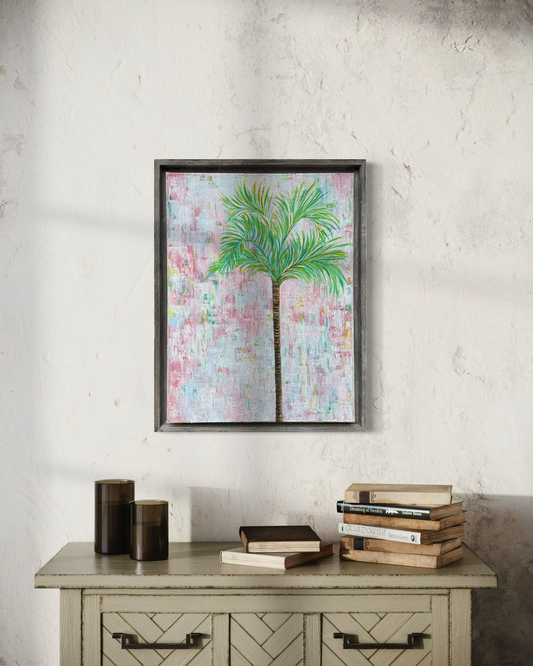 Blushing Palm, 24" x 18"