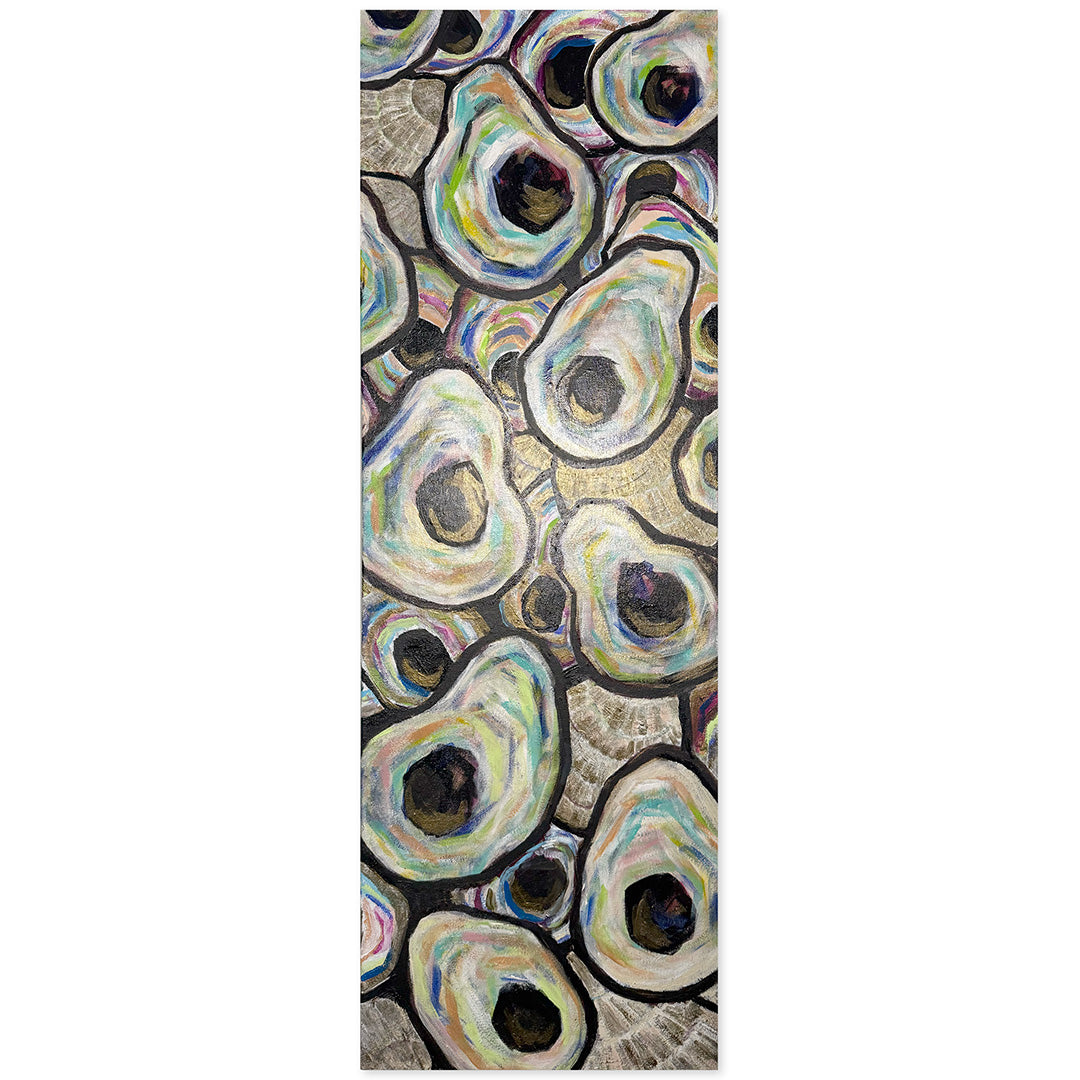 Golden Oyster Hour, 36" x 12"