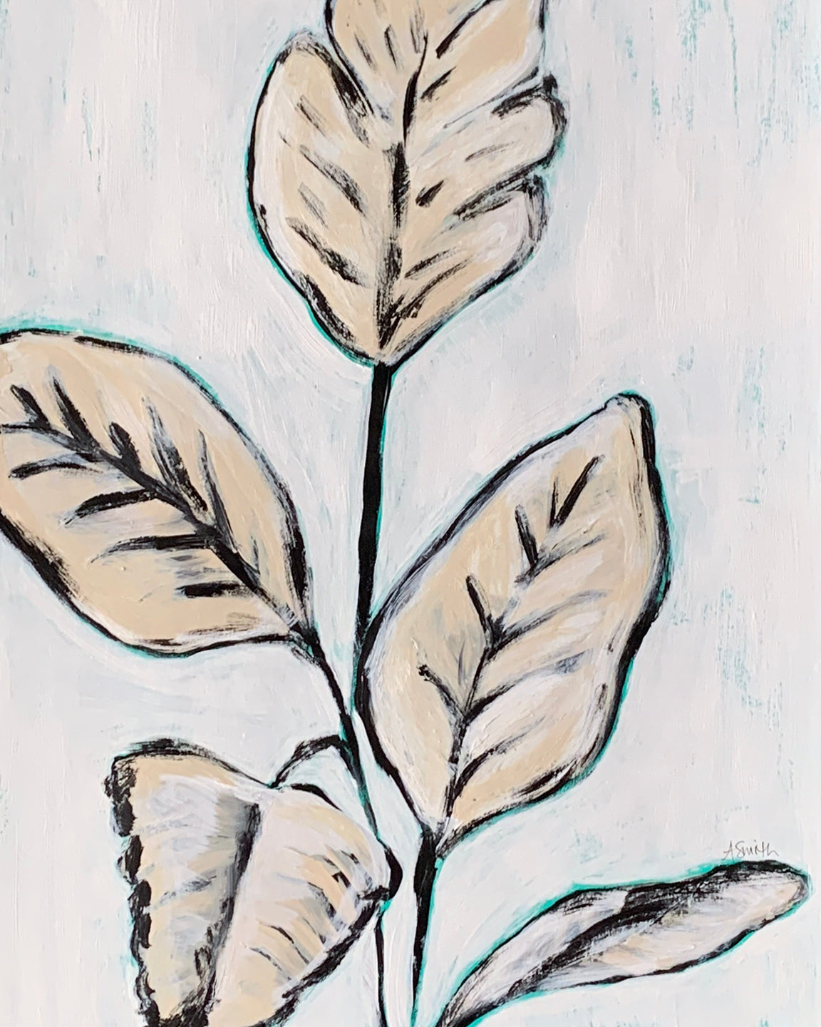 Banana Palm Print, 8x10