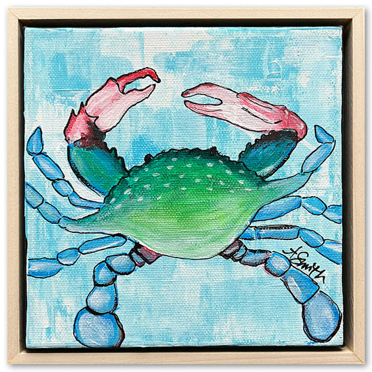 Atlantic Blue Crab, 6x6"