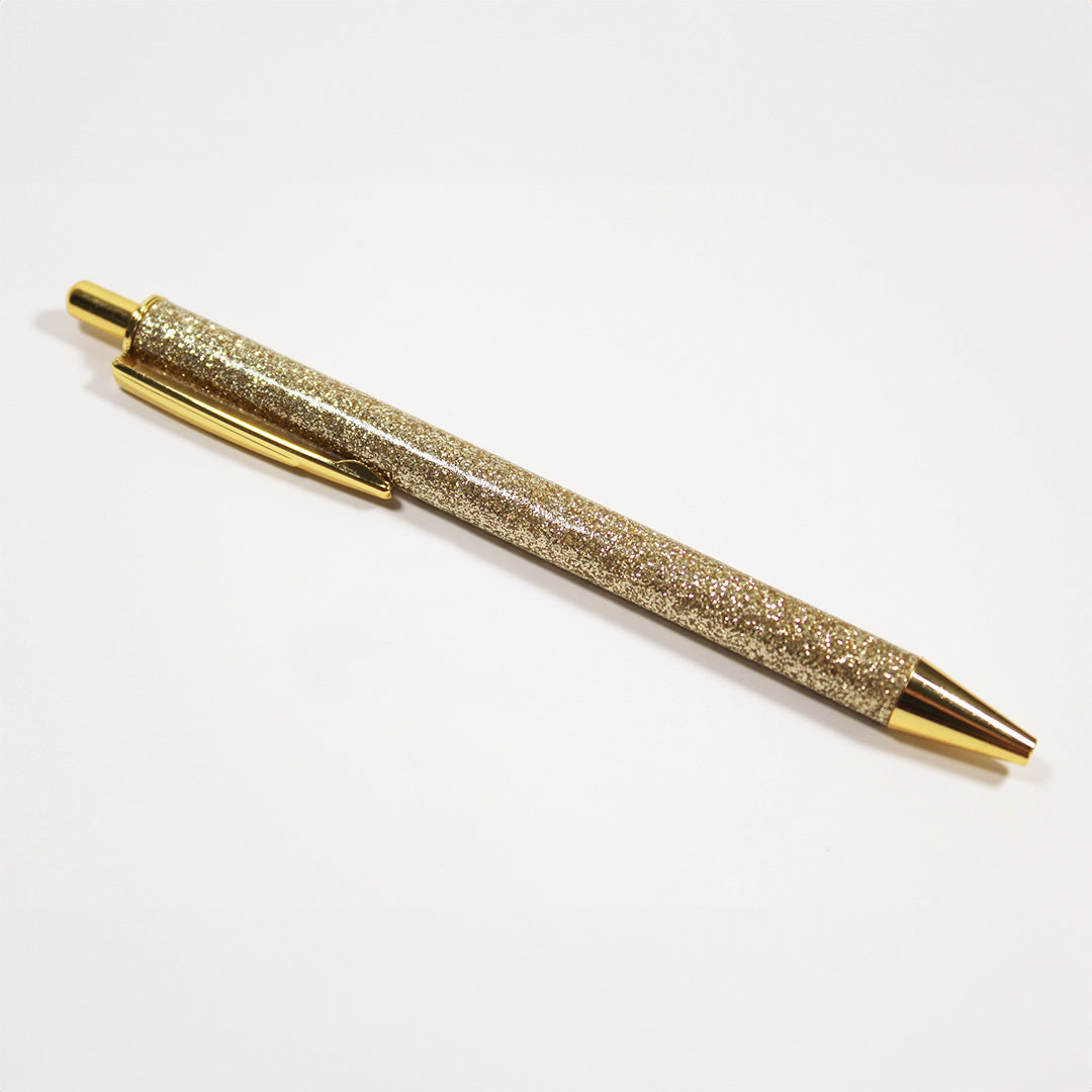 Gold Glitter Ballpoint Sparkle Pen – 7th Palm
