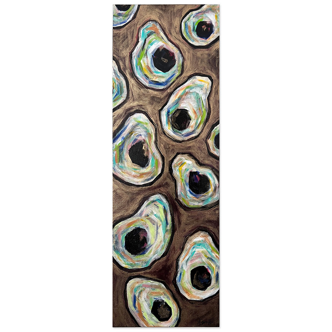 Golden Oyster Hour, 12x36"