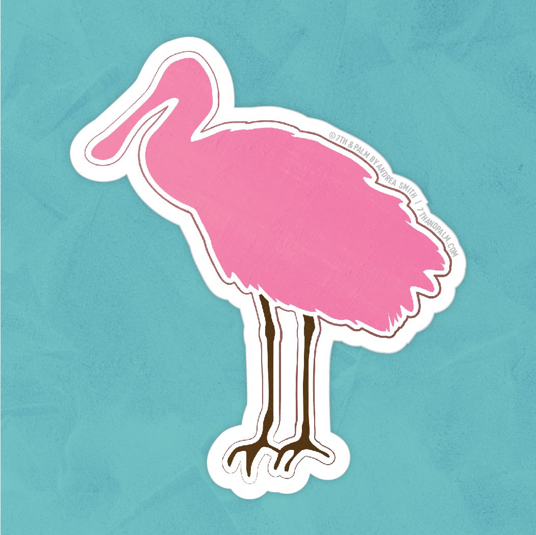 Roseate Spoonbill Sticker