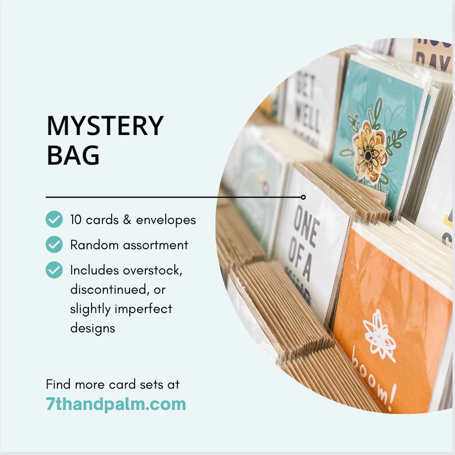 Mystery Bag: 10 Assorted Cards – 7th & Palm, LLC
