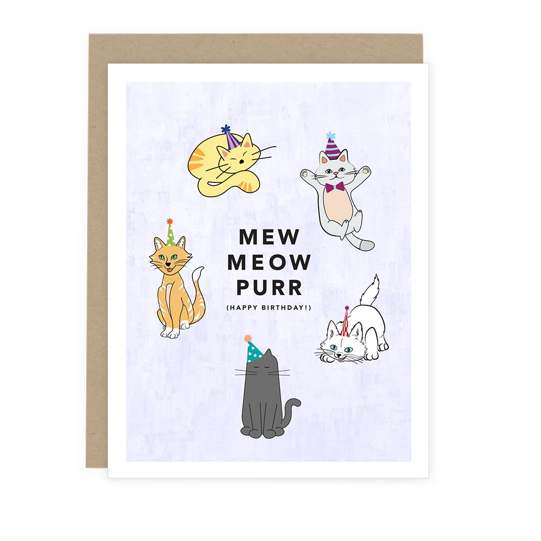 Party Cats Birthday Card