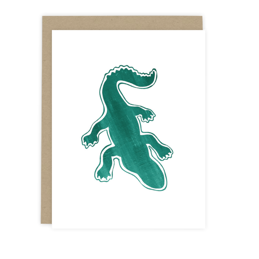 Alligator Note Card