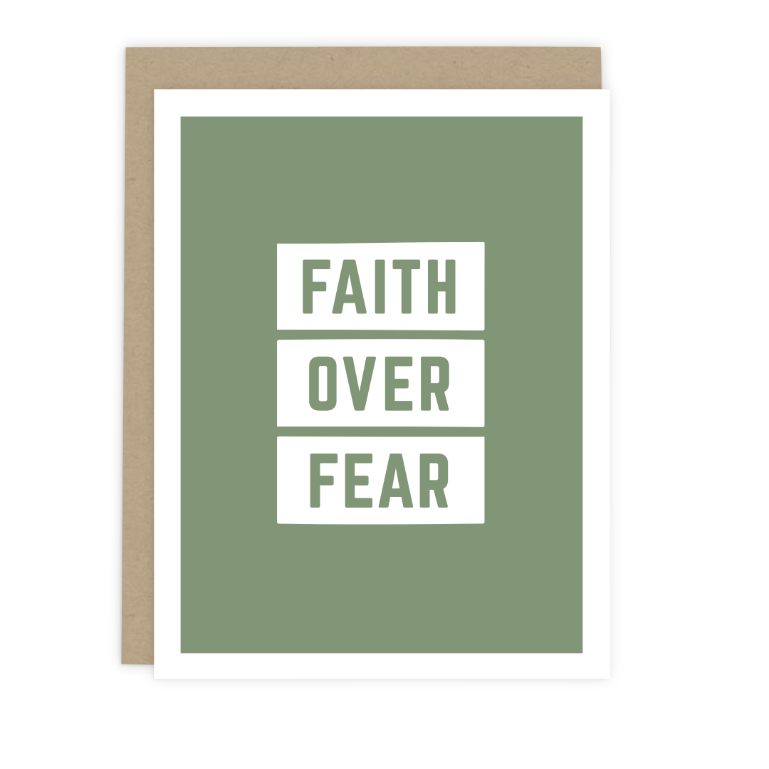 Faith Over Fear Card