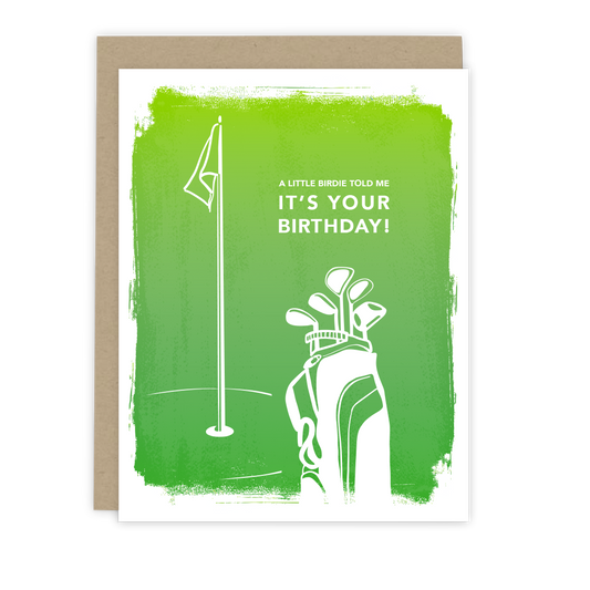 Golf Birthday Card