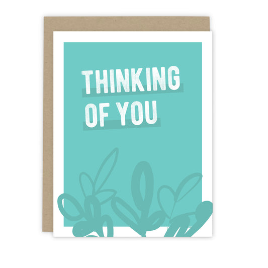 Botanical Thinking of You Card