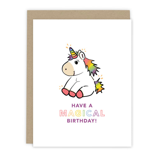 Magical Unicorn Birthday Card