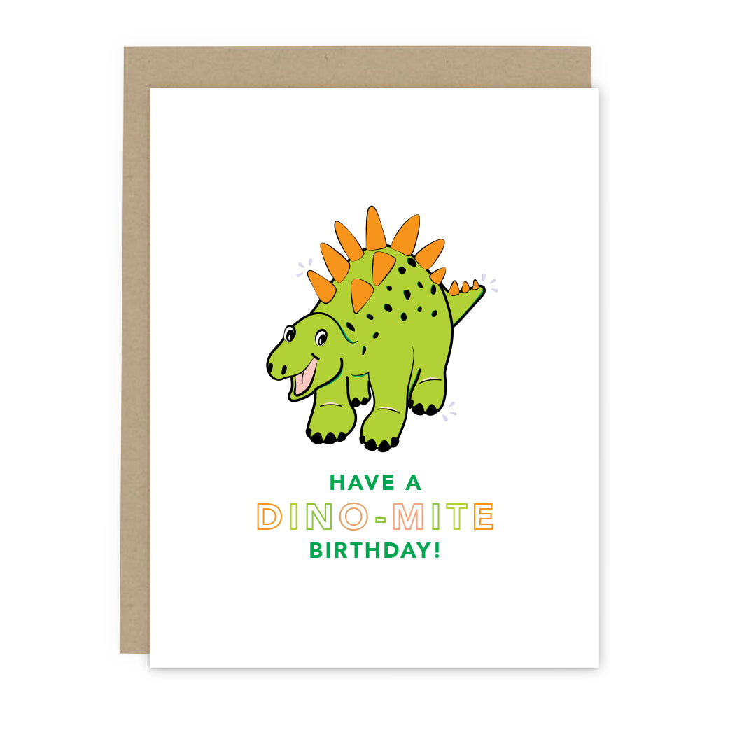 Dino-Mite Birthday Card