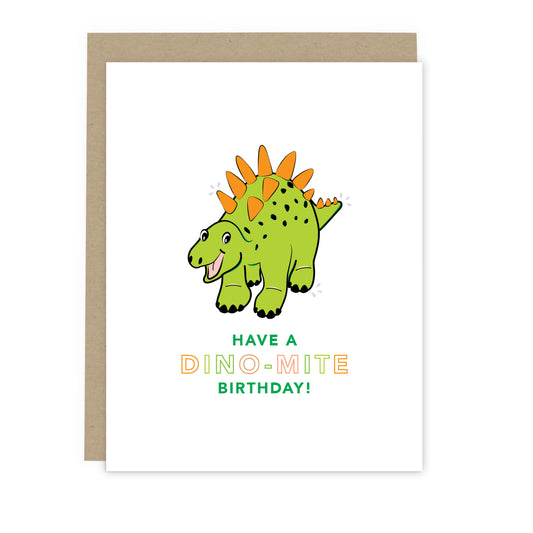 Dino-Mite Birthday Card