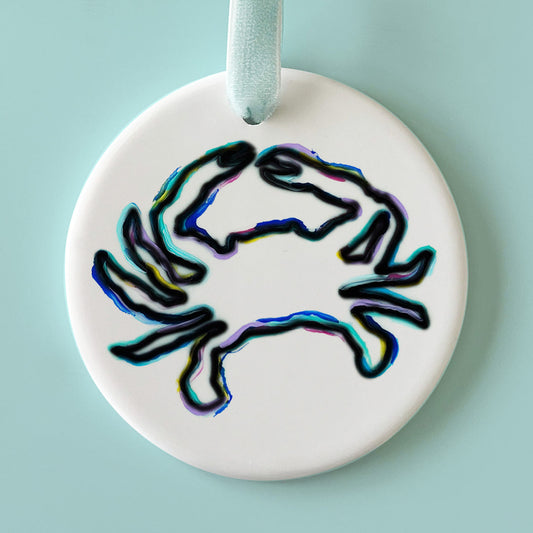 Crab Ceramic Ornament