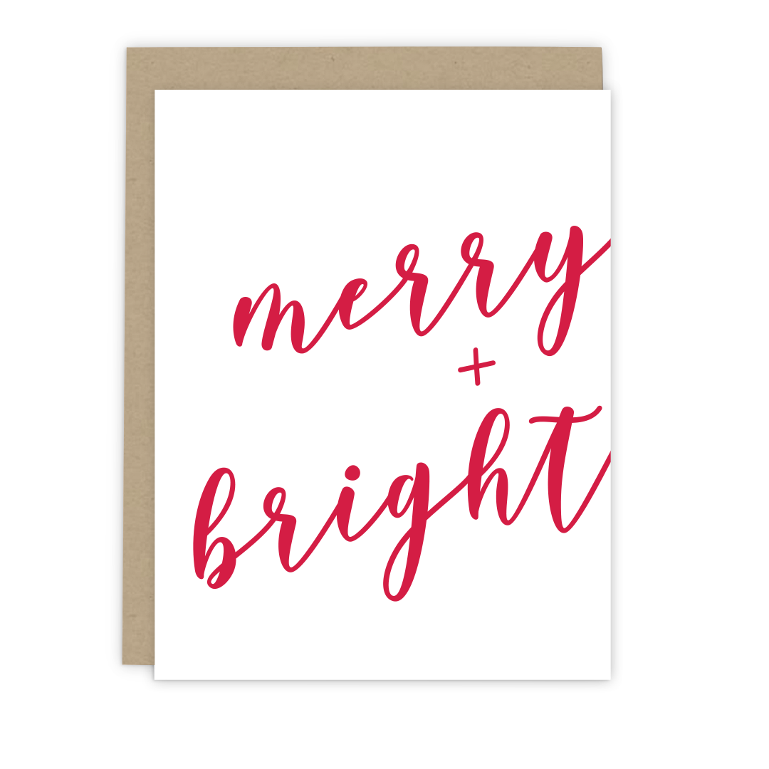Merry + Bright Holiday Cards: Boxed Set