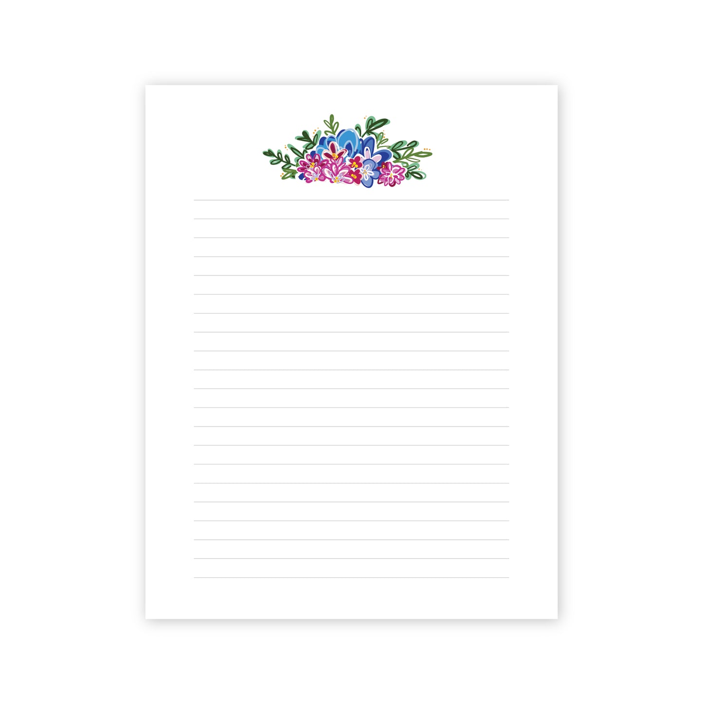 Floral Notepad