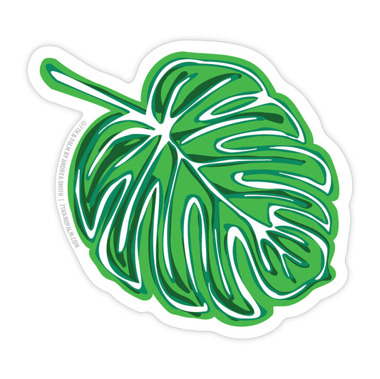 Monstera Leaf Sticker