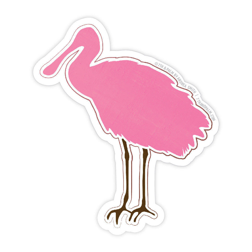 Roseate Spoonbill Sticker