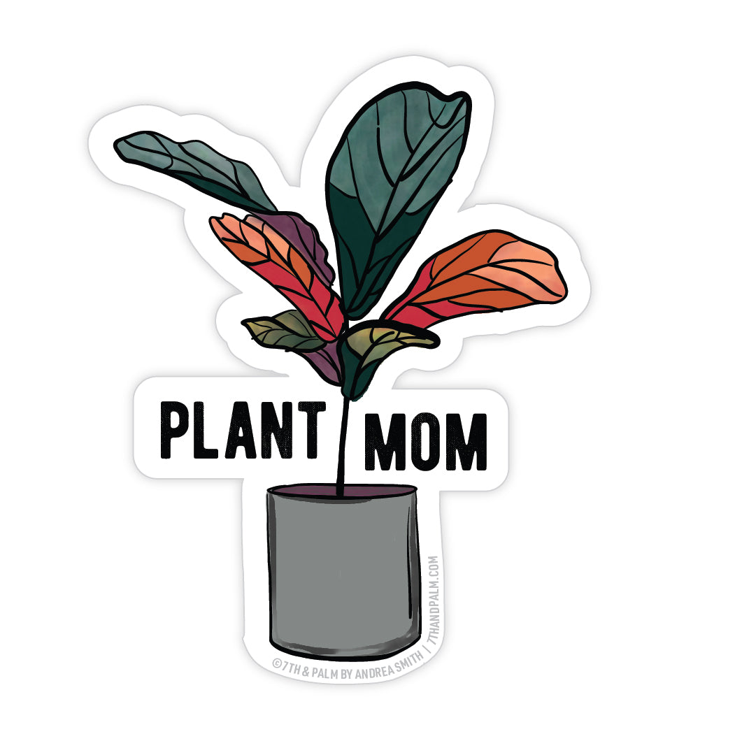 Plant Mom Sticker