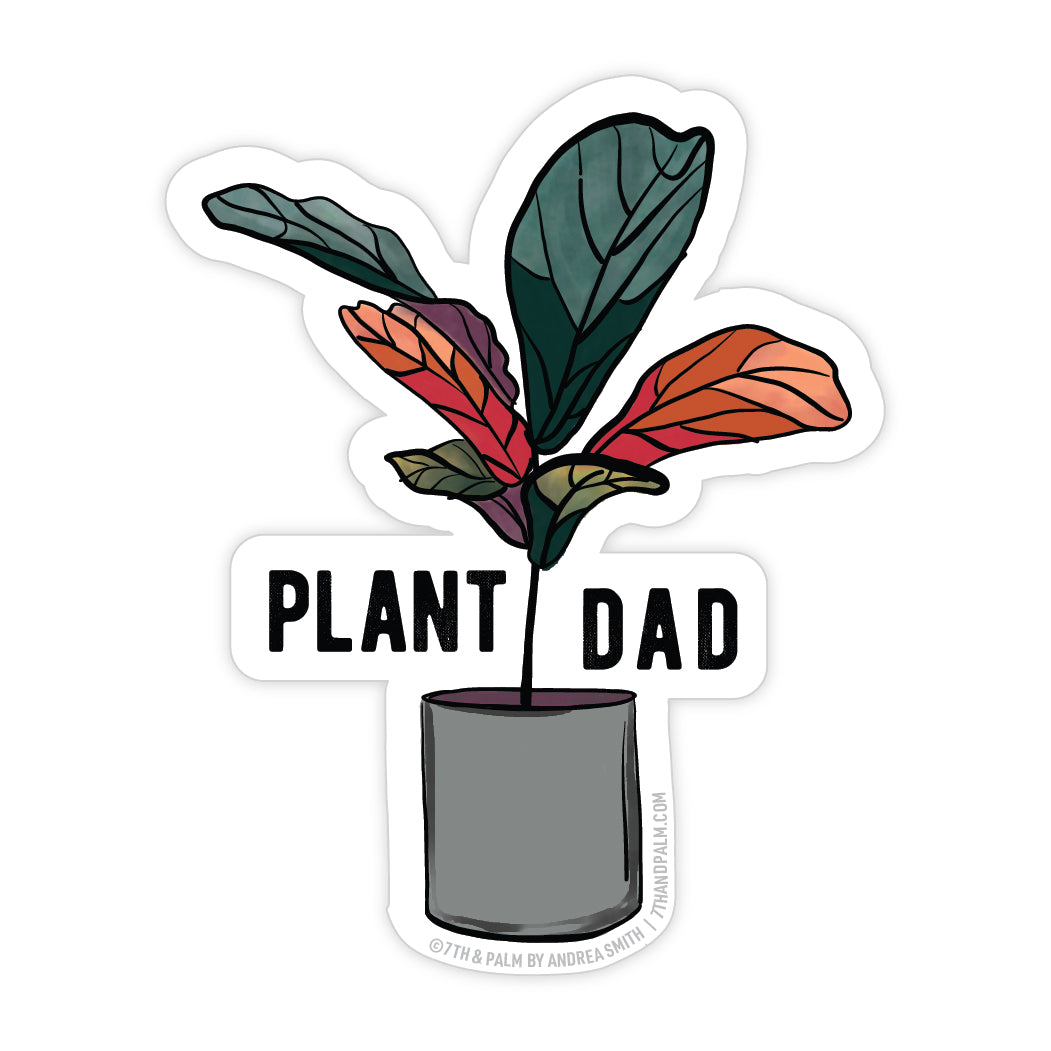 Plant Dad Sticker