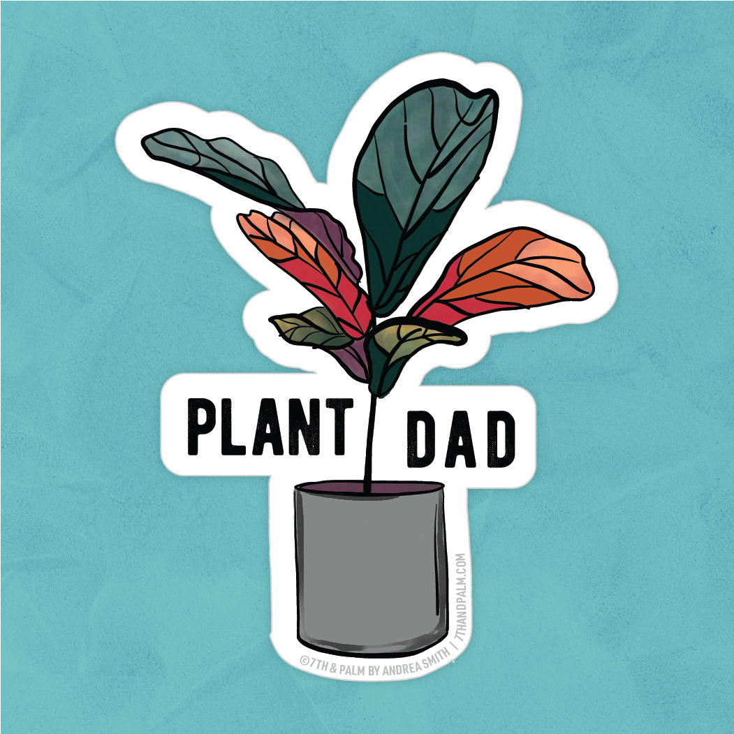 Plant Dad Sticker